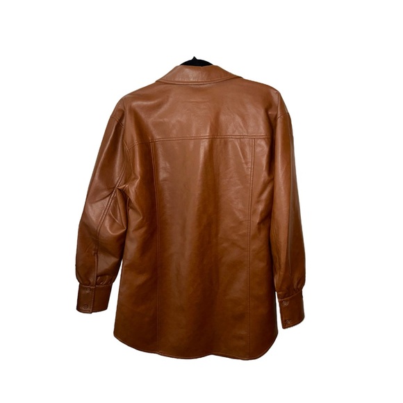 BAGATELLE Collection Faux Leather Shacket - Picture 13 of 13